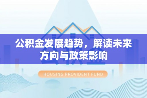 平利公积金发展趋势，解读未来方向与政策影响
