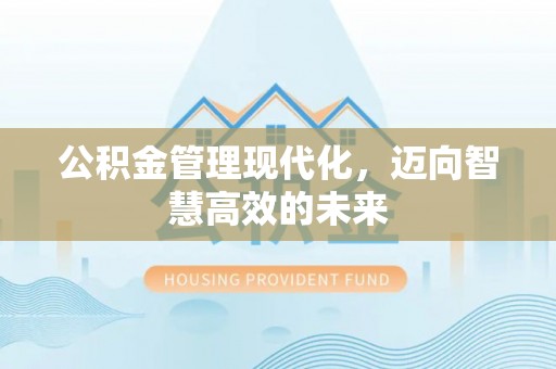 平利公积金管理现代化，迈向智慧高效的未来