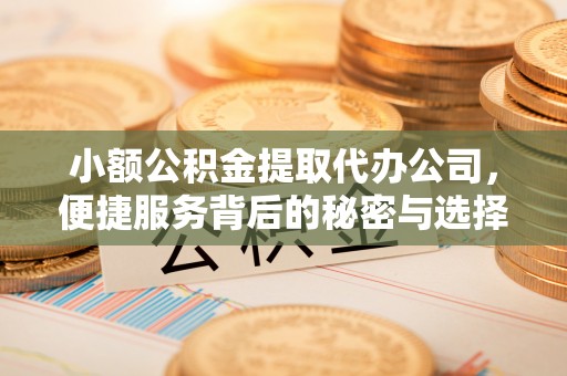 平利小额公积金提取代办公司，便捷服务背后的秘密与选择指南